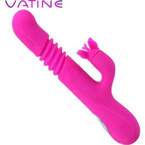 VATINE Heating Rotation Thrusting Female G Spot Vibrator Clitoris Stimulator Automatic Scaling Sex Toy For Women Dildo Vibrator