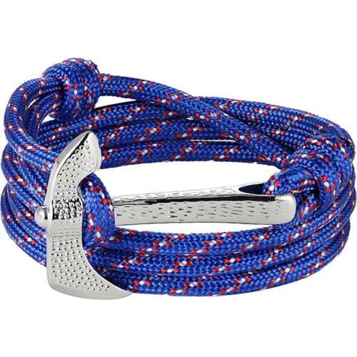 Jewelry Multilayer Gold Alloy Anchor Leather Bracelet Men Bracelet for Women&Men friendship bracelets Leather bracelet