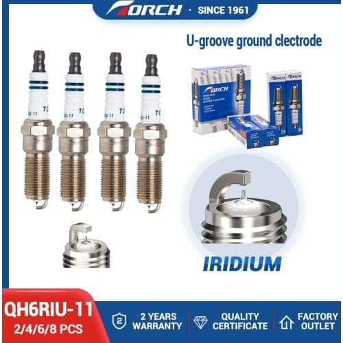 Candle Replace for NGK ILTR6E11 Iridium Spark Plug TORCH QH6RIU-11 ILTR6E11 (8 Pack) for FORD F-150 2011-2014 6.2L/379