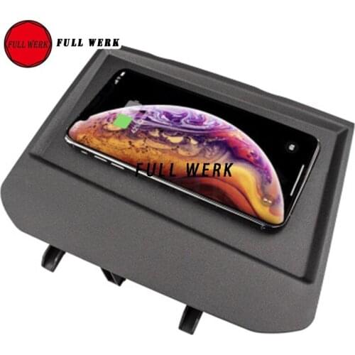 1 pc Wireless Car Phone Charger Fast Charging Plate Holder Support Device for Peugeot 4008 5008 Car Styling Accessories