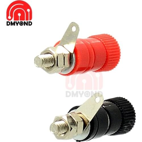 10Pairs JS-910B 4mm Banana Plug Jack Socket Female Binding Post For Speaker Audio Terminals Splice