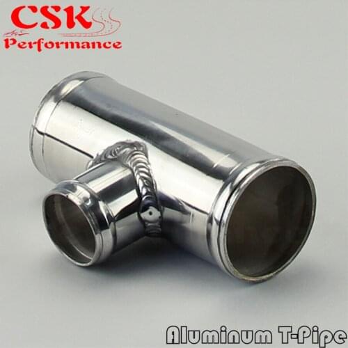 2" 51mm OD Aluminium Bov T-Piece Pipe Hose 3 Way Connector Joiner Spout 35mm OD