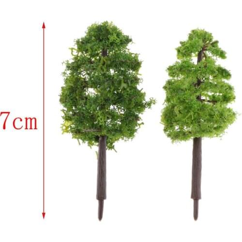 40 Model Trees 7cm N Gauge Layouts Railroad Garden Forest Diorama Scenery