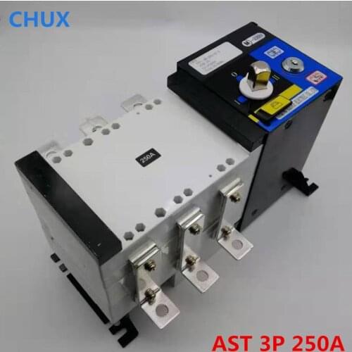 CHUX 250A Dual Power Automatic transfer switch 3P 380V Isolation type ATS 3P 250A