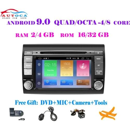 Android 10 Car GPS Stereo Navigation Multimedia DVD Player Auto Radio For Fiat/Bravo 2007 2008 2009 2010 2011 2012 DPS CARPLAY
