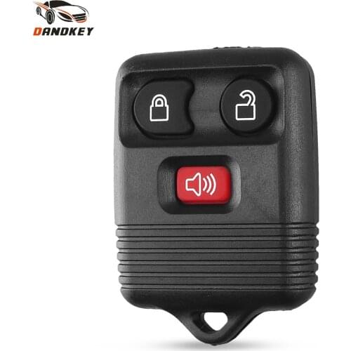 Dandkey 3 Buttons Keyless Entry Replacement Car Remote Control Fob Key Shell Case For Ford Escape Exursion Explorer Mercury Key