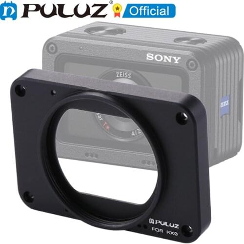PULUZ Case For Sony RX0 Aluminum Alloy Front Panel+37mm UV Filter Lens+Lens Sunshade+Screws+Screwdrivers Housing For Sony