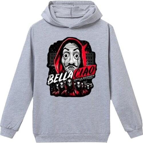 Children Money Heist Baby Boy Clothing Kids Hoodies Long Sleeve T Shirt Boys House of Paper Shirts for Teenage Girls