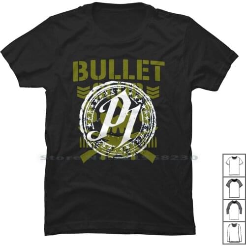 Aj Style T Shirt 100% Cotton Bullet Style Club Bull Let St