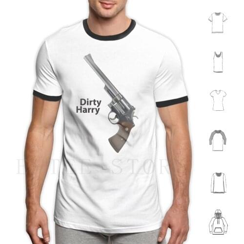 Dirty Harry T Shirt Print Cotton Dirty Harry Dirty Harry Film Dirty Harry Movie Clint Eastwood Harry Callaghan Film Movie Dirty