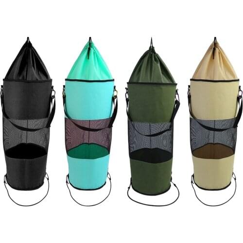 Boat Trash Bag, Large Hoop Mesh Garbage Bag for Boat, Kayak, Golf cart, RV Universal Trash Garbage Container