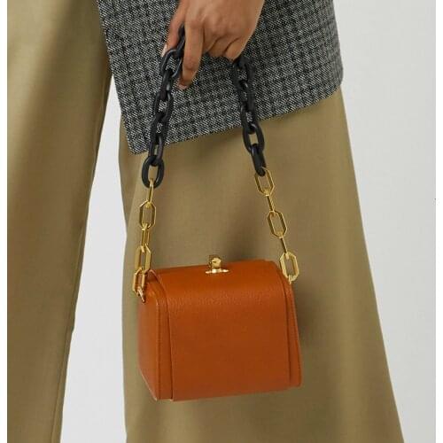 Fashion PU Leather Crossbody Bag For Women Box Shaped Shoulder Messenger Bag High Quality Hot-selling Travel Handbags and Purses