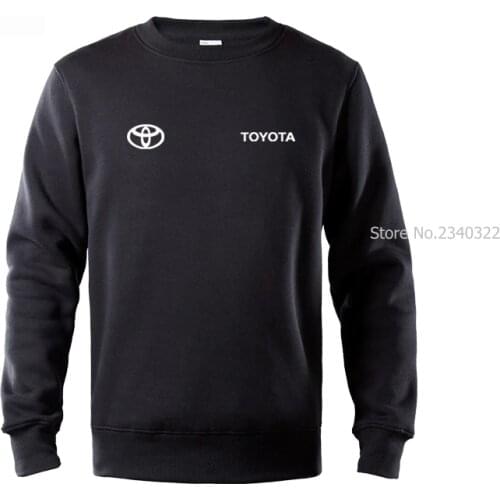 Mans coat car 4s shop autumn winter Toyota round neck sweatshirt custom car standard pullover clothes
