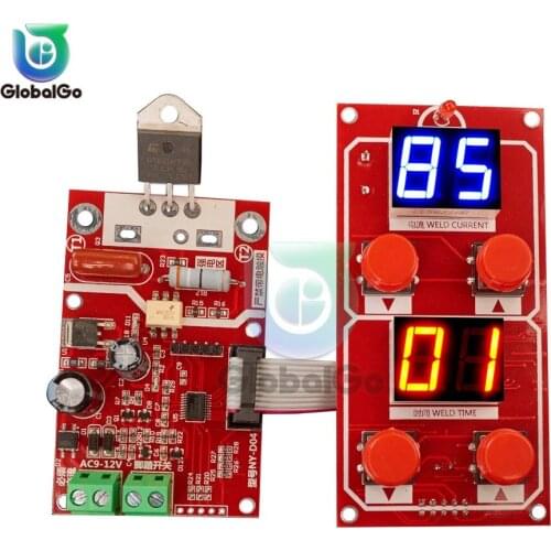 NY-D04 40A Button type spot welding machine control board AC 9V Transformer control Adjustable Time Current Controller