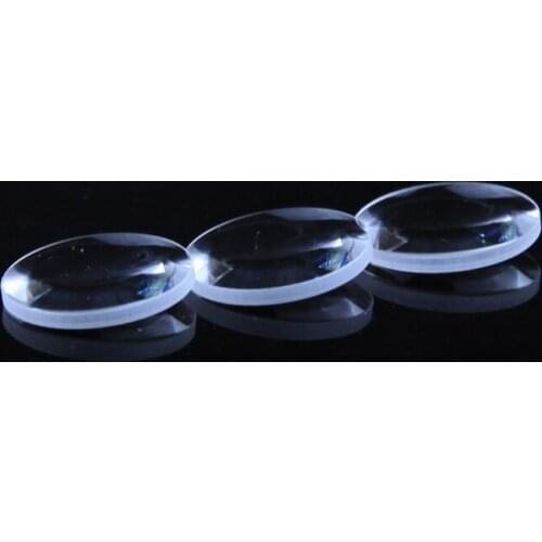 Plano Convex Lens Optical Glass Lenses ZF2 Diameter50mm Focal 80mm Focusing Lenses Spherical High-quality Customization