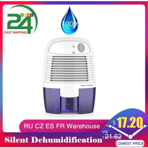 Air Dryer Semiconductor Air Dehumidifier For Home 500ML Mini Portable Moisture Absorber Low Noise Deshumidificador