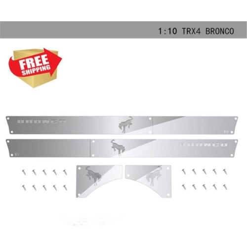 Radio control RC Car DJ anti skid plate decoration sheet for TRX-4 TRX4 bronco option upgrade parts