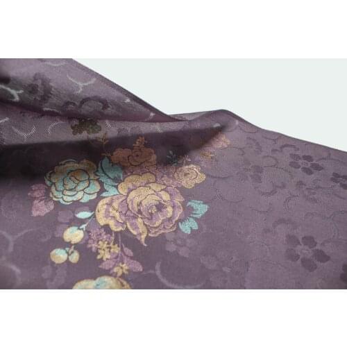110cm Garden Spring Suoluo Hanfu Hua Luo clothing silk fabric mulberry silk fabric