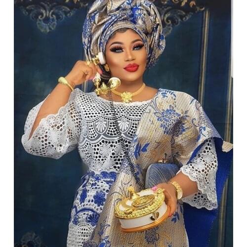 SJD LACE 2021New Arrivals African Lace Fabric With Stones Embroidery Punch Pure Cotton High Quality Swiss Voile For WeddingA2197