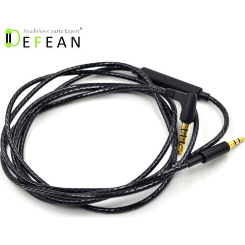 Defean Replacement Headphone Cable Remote Mic for SENNHEISER mm400-x mm450-x mm550-x headphone