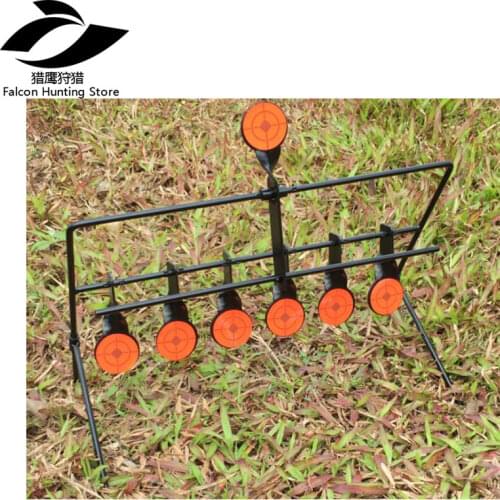 Tactical Skill/Outdoor&Indoor 7-Plate Reset Target / For Airgun Airsoft Paintball Archery Shooting/Improve Hunting Shooting