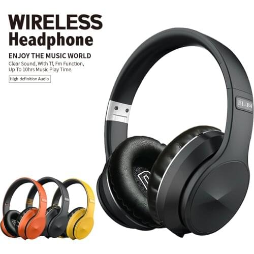 Tourya B4 Bluetooth Headphones Wireless Headsets Headphone Earphone With Mic Bass Stereo Support TF Card For PC Smartphone music