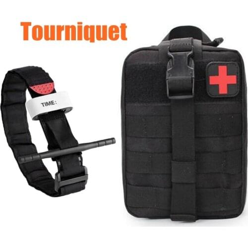Tourniquets Outdoor Emergency Tourniquet First Aid Tactical Life Saving Hemorrhage Control Single-Handed Operation Bag