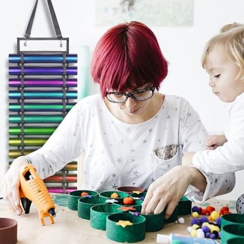 Vinyl Storage Rack 12 Holes Vinyl Organizers Vinyl Roll Holder For Vinyl Sheets Heat Transfer Paper Design Drawings