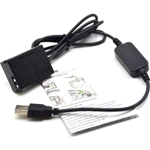 Power Bank 5V USB cable adapter + DR-80 DC Coupler NB-10L dummy battery for Canon G1X G15 G16 SX40 SX50 SX60 Cameras