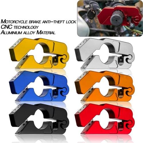 Motorcycle CNC Handle Lock Security Anti-theft Electric Motorcycle Lock