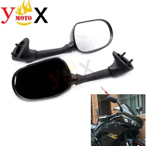Supper Sport Bike Rearview Rear View Mirror For YAMAHA R1 YZF-R1 1998-2006 YZF-R6 R6 1999-2005 2000 2001 2002 2003 2004