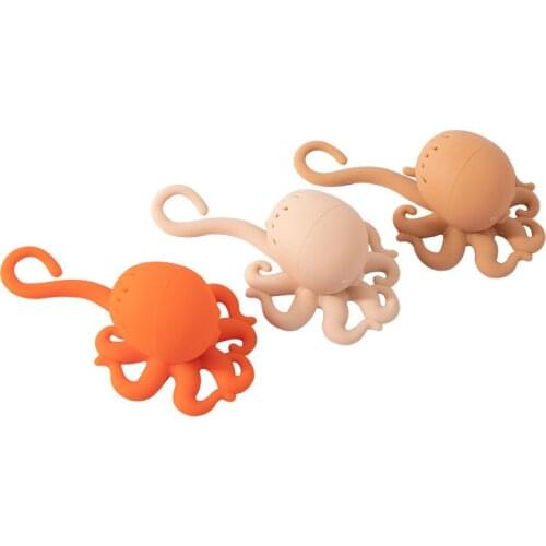 3Pcs Octopus Silicone Tea Maker, Creative Octopus Tea Bag, Silicone Animal Tea Set, Daily Necessities