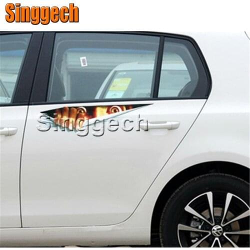 3D Eyes Peeking Monster Car stickers For kia Rio K2 Ceed Soul Cerato Sorento Sportage For Citroen C4 C5 C3 C2