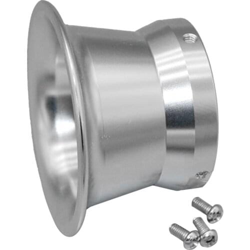 4pcs 50mm Carburetor Air Filter Wind Horn Cup For Keihin OKO KOSO PWK24-30 Silver