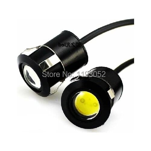 4pcs LED Waterproof Reversing Radar Design Eagle Eye Parking Daytime Driving Tail Light Backup Fog Lamp DIY Car Reverse Lights