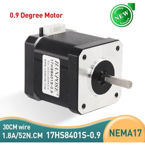 5pcs 17HS8401S 0.9 degree Nema17 Stepper Motor 1.8A 52N.CM 42 motor For beauty medical machine accessories