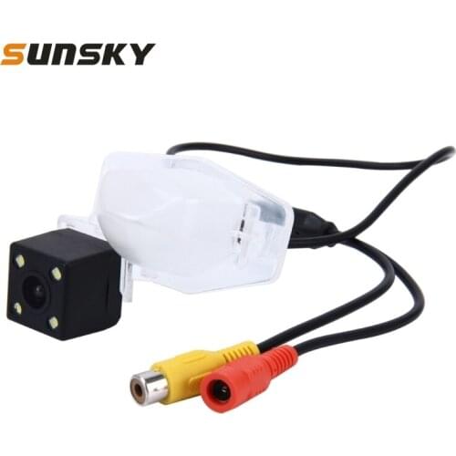 720*540 Effective Pixel PAL 50HZ / NTSC 60HZ CMOS II Waterproof Car Rear View Backup Camera With 4 LED Lamps