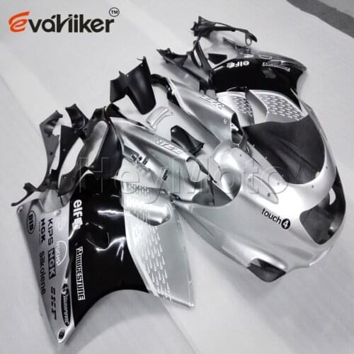 ABS Plastic fairing for ZX11R 1990 1991 1992 1993 1994 1995 1996 1997 1998 1999 2000 2001 silver ZZ-R1100 90 01 H2