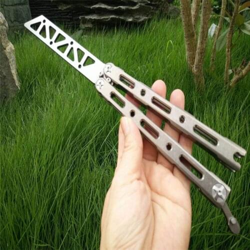 Butterfly The One BM87 With Titanium Handle D2 Not Sharp Blade High-End Outdoor Hunt And Camp Survival Pocket EDC Gift Tool