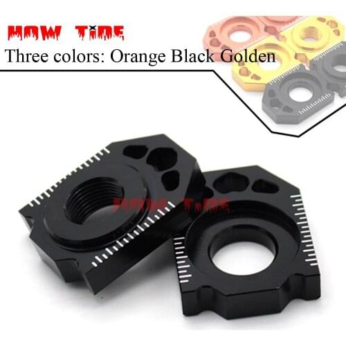 CNC Rear Chain Adjuster Axle Block For KTM 85SX 2003-2014 125-450SX/SX-F/XC/XC-F 2012 125-300EXC/EXC-FXC-W/XCF-W 2000-2016