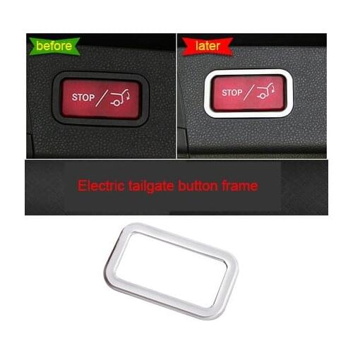 For Benz GLK200 glk260 300GLK ABS Electric tailgate button frame chrome molding trim 1pc