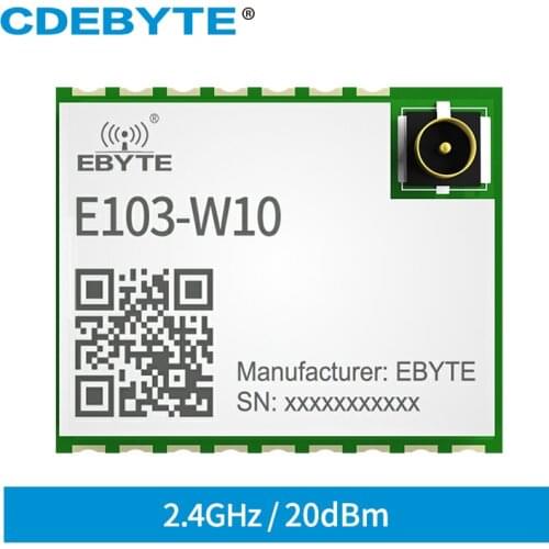 ESP8285N08 WIFI Module SMD 2.4GHz 100mW Wireless Transmitter Receiver 20dBm CDEBYTE E103-W10 802.11b/g/n Low-Power Sleep Mode