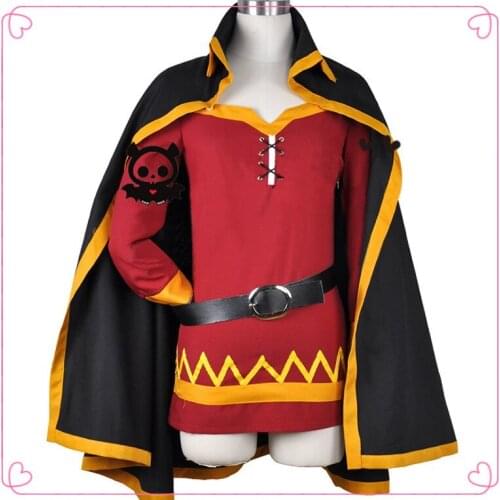 KonoSuba Gods Blessing on this Wonderful World Cosplay Megumin Cloak Dress Uniform Outfit Anime Cosplay Costume Custom Made