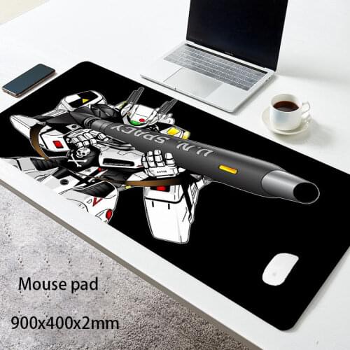 Anime robotech Mouse Pad xxl Computer Mousepad Tapis De Souris for Gamer Office PC Rick Desk Mat keyboard mouse pad desk mat