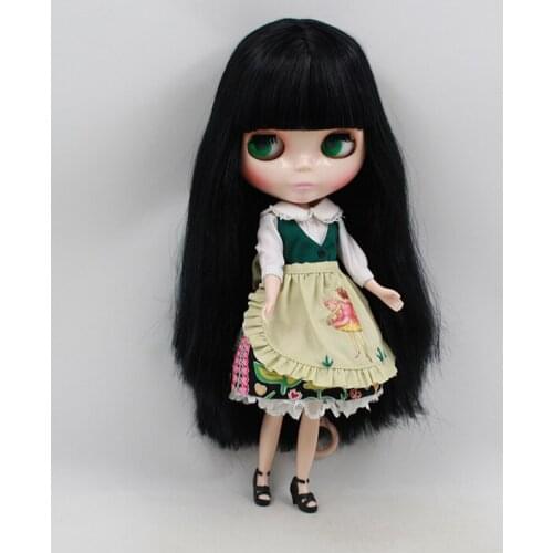 Black hair doll ,Blyth doll for gift