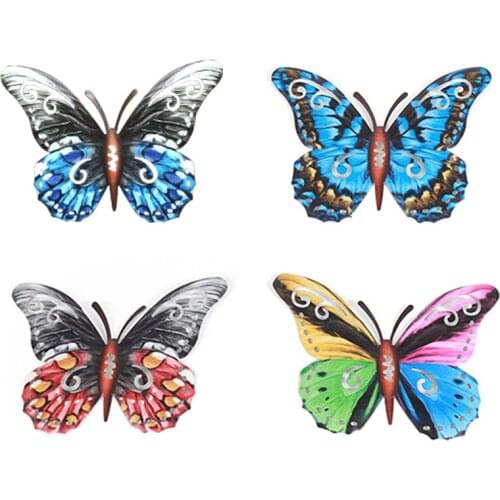 Metal Butterfly Wall Art Wall Decor Sculpture Hanging for Indoor and Outdoor AA