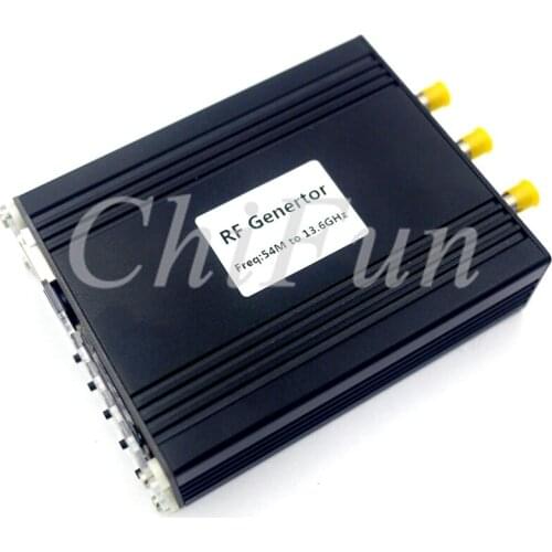 Freeshipping ADF5355 V5.0 54MHZ-13.6GHZ RF signal source module signal generator frequency source