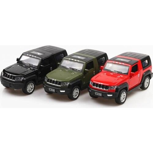 2019 New arrive 1:32 BAIC MOTOR jeep SUV Metal Alloy Car JEEP Diecasts Toy Vehicles Car Model Miniature Model Car Toys For Kids
