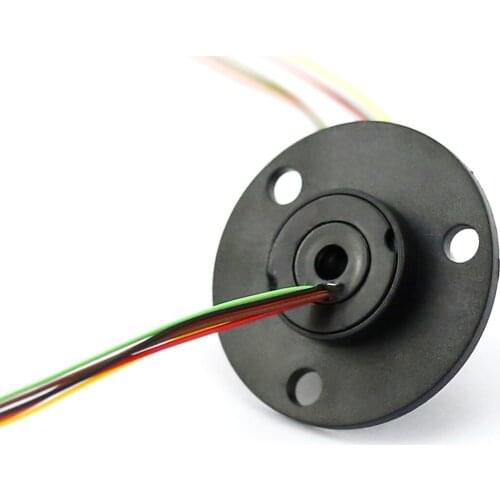MOFLON slip ring with hole through bore slipring hole diameter38.1mmxOD99mm 6 wires 10A electric slip ring MT3899