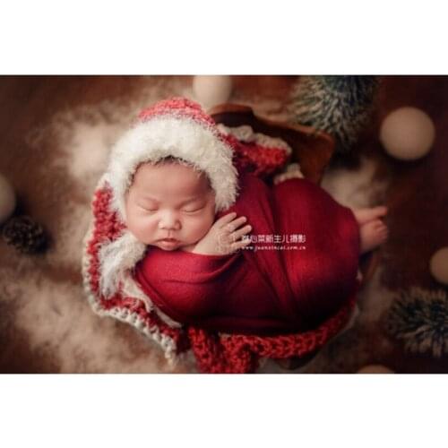 Newborn Jersey Stretch Wraps Newborn Stretch Wraps Layer Fabric Knit Baby Soft Swaddle Blanket Backdrop Photography Props